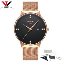 Đồng hồ nam dây lưới thép cao cấp Nibosi 2323 (fullbox)