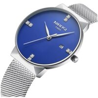 Đồng hồ nam dây lưới thép cao cấp Nibosi 2323 (fullbox)