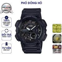Đồng hồ nam dây nhựa Casio chính hãng Anh Khuê AEQ-110W-1BVDF