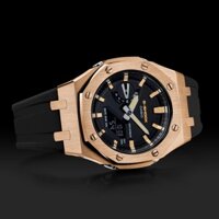 Đồng Hồ Nam Dây Nhựa Casio G-Shock GA-2100 AP Custom Rose Gold x Black Royal Oak