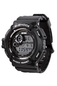 Đồng hồ nam dây nhựa SKMEI S-Shock 0939 (Đen)