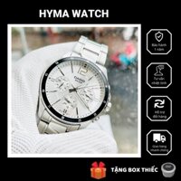 Đồng hồ nam dây thép 6 kim Casio MTP 1374D-7A Mặt trắng chống nước 5ATM Size 42mm Bảo hành 1 năm Hyma watch