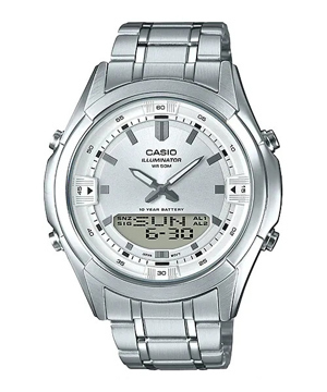 Đồng Hồ Nam Dây Thép Casio AMW-840D