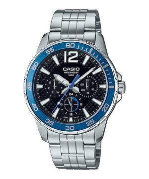 Đồng Hồ Nam Dây Thép Casio MTD-330D-1A3V