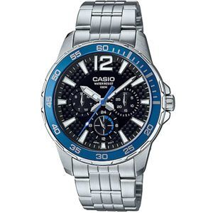 Đồng Hồ Nam Dây Thép Casio MTD-330D-1A3V