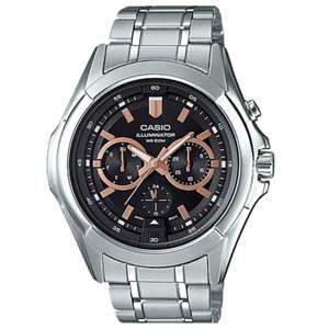 Đồng hồ nam dây thép Casio  MTP-E204D