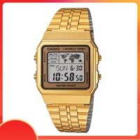 Đồng hồ nam dây thép Casio chính hãng Anh Khuê A500WGA-9DF (34mm)