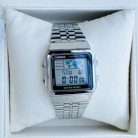 Đồng hồ nam dây thép chính hãng Casio A500WA-1D