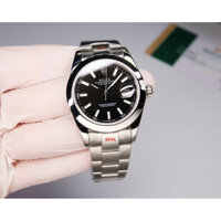 Đồng hồ nam dây thép cơ khí tự động Rolex Datejust 41MM RZ112 Black Noble