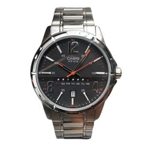 Đồng hồ nam dây thép không gỉ Casio Quartz MTP-E106D - màu 2A/ 5A/8A
