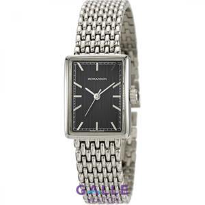 Đồng hồ nam dây thép không gỉ Romanson DM5163LWBK