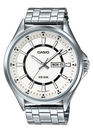 Đồng hồ nam dây thép không gỉ Casio MTP-E108D
