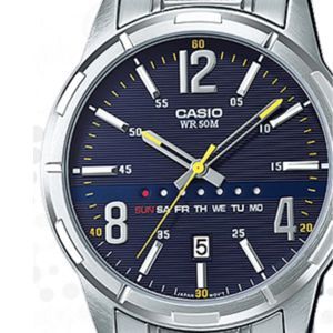 Đồng hồ nam dây thép không gỉ Casio Quartz MTP-E106D - màu 2A/ 5A/8A