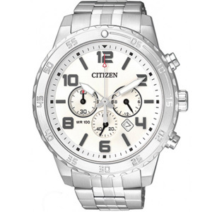 Đồng hồ nam dây thép không gỉ Citizen Quartz AN8130