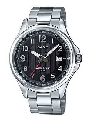 Đồng hồ nam dây thép không gỉ Casio MTP-E126D