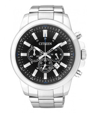Đồng hồ nam dây thép không gỉ Citizen Quartz AN8080-50E