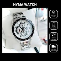 Đồng hồ nam dây thép mặt trắng Casio Edifice EFV 550D-7A Bảo hành 1 năm Hyma watch