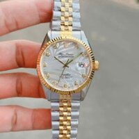Đồng hồ nam dây thép Olym Pianus Automatic OP89322 Demi Gold phiên bản lá cọ