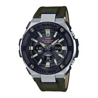 Đồng Hồ Nam Dây Vải Casio G-Shock GST-S330AC-3A Vỏ Thép Chính Hãng GST-S330AC-3ADR Pin Năng Lượng Mặt Trời