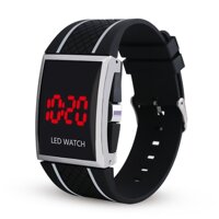 Đồng hồ nam đèn Led Watch thể thao mặt vuông cao cấp 8911