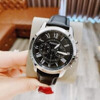 Đồng hồ nam đeo tay chính hãng dây da cao cấp chống nước F0$$il FS4813 size 43mm fullbox
