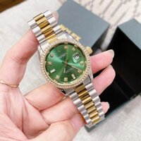 Đồng Hồ [Nam] đính viền đá dây kim loại đúc đặc cao cấp, đồng hồ nam sang trọng,đẳng cấp, đẹp