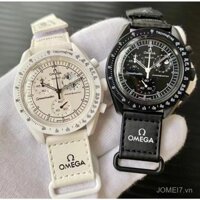 Đồng hồ nam đồng thương hiệu Omega.omega thời trang, mặt số đa chức năng, đồng hồ bấm giờ, phong cách giản dị, phù hợp mọi trang phục