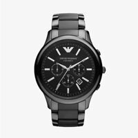 Đồng hồ nam EMPORIO ARMANI AR1451 AR1452 Ceramic Chronograph Black Dial