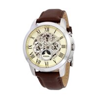 Đồng hồ nam F0$$IL ME3027 Grant Autmatic Multi-Function White Dial Men's Watch, Authentic, Fullbox, Luxury diamond watch