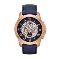 Đồng hồ nam F0$$IL ME3029 Grant Automatic Watch With Blue Leather, Authentic, Full box, Luxury diamond watch