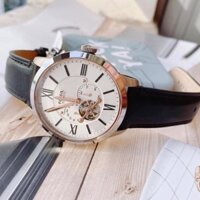 Đồng hồ nam F0$$il ME3104 Automatic Self-Wind Watch with Black Strap 44mm, Authentic, Full box, Luxury diamond watch