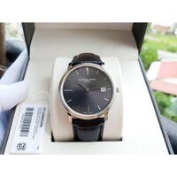 đồng hồ nam FC Quartz Slimline Date Black Leather - FC-220NG4S6