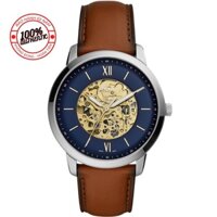 Đồng Hồ Nam Fossil ME3160 Automatic Đánh Dấu Phút Các Mốc Giờ Dây Da 44mm