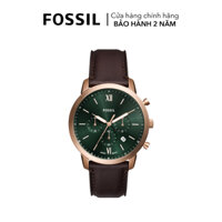Đồng hồ nam Fossil NEUTRA Chronograph 44mm mặt xanh lá, dây da FS6073