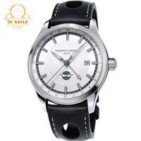 Đồng hồ Nam Frederique Constant FC-350HS5B6 Healey GMT,mặt silver, dây da, kính shapphire - Máy cơ tự động