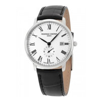 Đồng Hồ Nam Frederique Constant Slimline White Dial Men's Watch FC-245WR5S6 Màu Đen Mặt Trắng