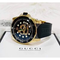 Đồng Hồ Nam Gucci Dive Quartz Black Dial Men Watch YA136219