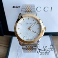 Đồng Hồ Nam Gucci G-Timeless Dây Kim Loại Demi Vàng Size 38mm YA126409