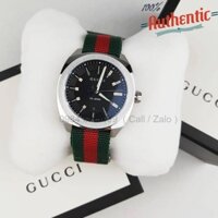 Đồng Hồ Nam Gucci GG2570 Black Dial Green and Red Nylon YA142305