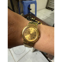 đồng hồ nam hàng chính hãng sản xuất tại Nhật Bản hiệu seiko size 35 mạ vàng 18