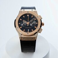 Đồng hồ nam HB 201 - 42mm dây da chạy full kim - Máy pin Bảo hành 12 tháng