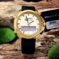 Đồng hồ nam  Hilfiger Jeans Analog Digital 1791762 Quartz Black Silicone Men`s Watch, Authentic, Luxury diamond watch