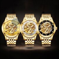 ĐỒNG HỒ NAM HÌNH RỒNG MẠ VÀNG