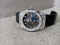 Đồng hồ Nam Hublot Geneve Full Diamon, size 42mm, máy Nhật