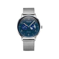 Đồng Hồ Nam JAH-117B Julius Homme Hàn Quốc Dây Thép (Xanh Dương)