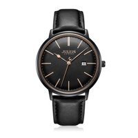 Đồng Hồ Nam JAH-130B Julius Hàn Quốc Dây Thép (Đen)