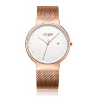 Đồng hồ nam Julius Star Hàn Quốc JS-009MB dây thép (Đồng)
