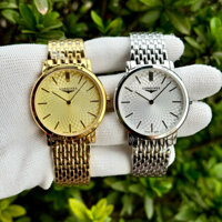 Đồng hồ nam L.G 2 kim siêu mỏng trẻ trung , kính sapphire, máy pin Nhật, chống nước tốt