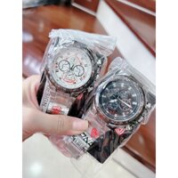 Đồng hồ nam LONGBO 8830 chronograph - dây thép - size 46mm