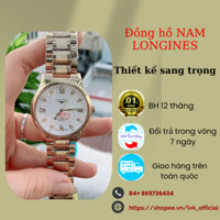 Đồng Hồ Nam Longines LGN31 - Máy Quartz Thuỵ Sỹ - Mặt số đính đá - Kính shapphire chống xước- chống nước